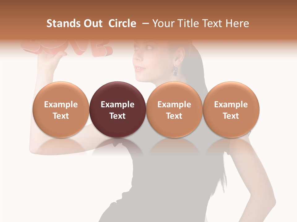 Hand Elegant Standing PowerPoint Template