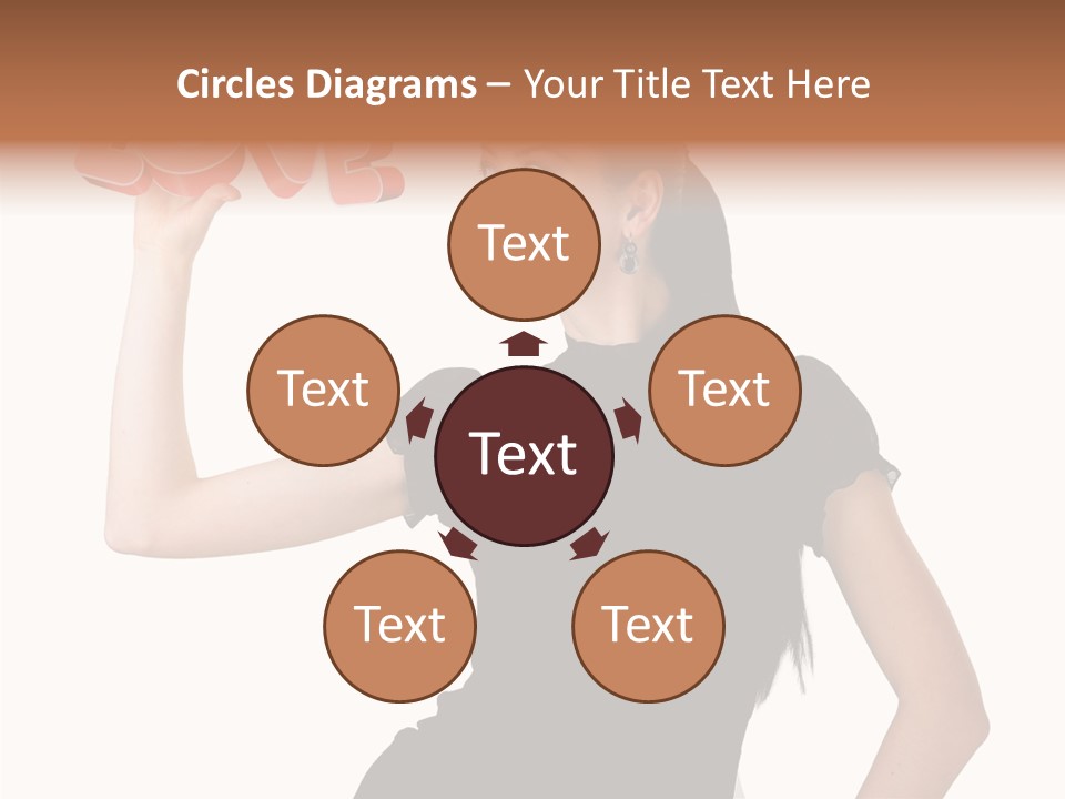 Hand Elegant Standing PowerPoint Template