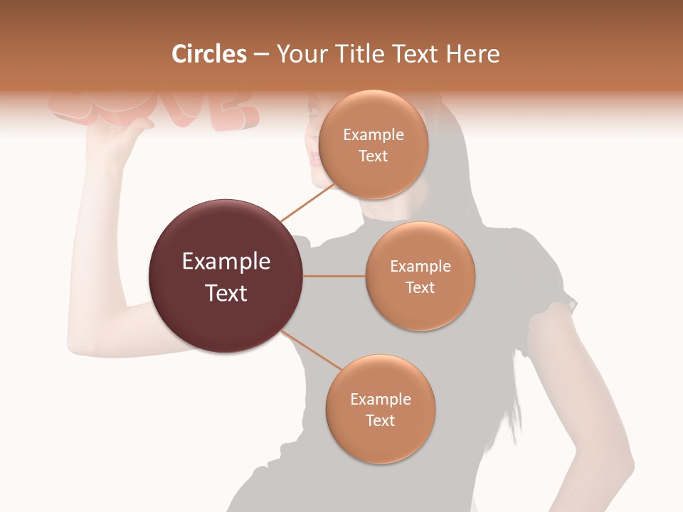 Hand Elegant Standing PowerPoint Template