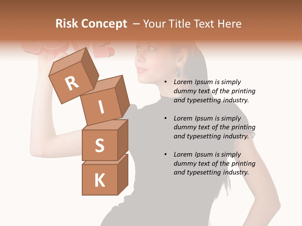 Hand Elegant Standing PowerPoint Template