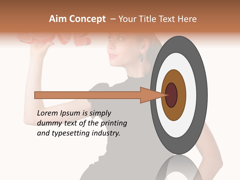 Hand Elegant Standing PowerPoint Template