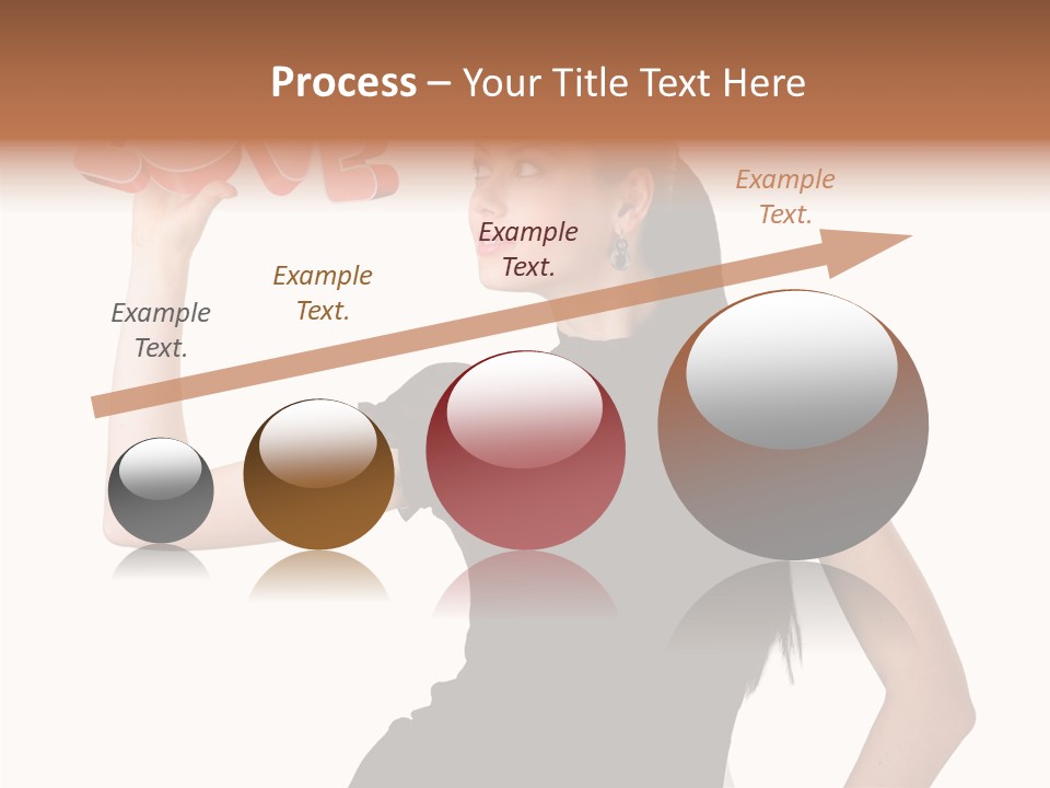 Hand Elegant Standing PowerPoint Template