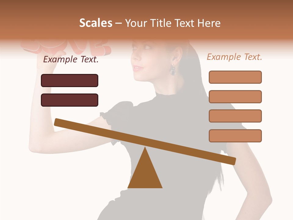 Hand Elegant Standing PowerPoint Template
