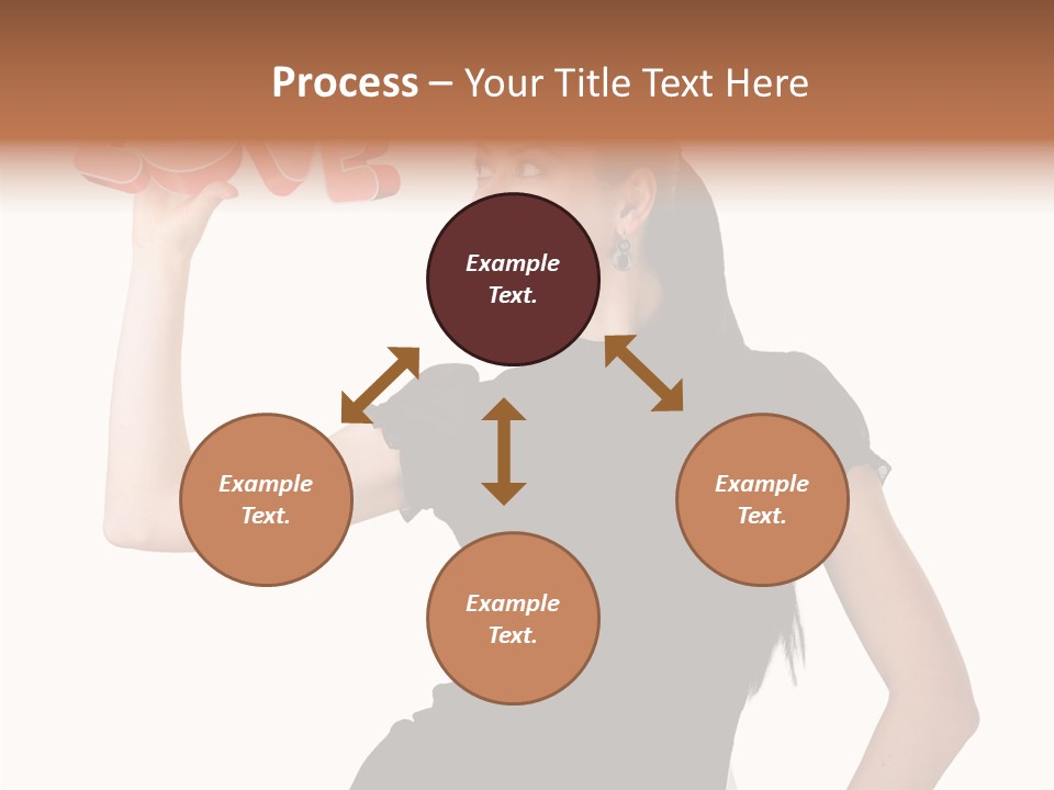 Hand Elegant Standing PowerPoint Template