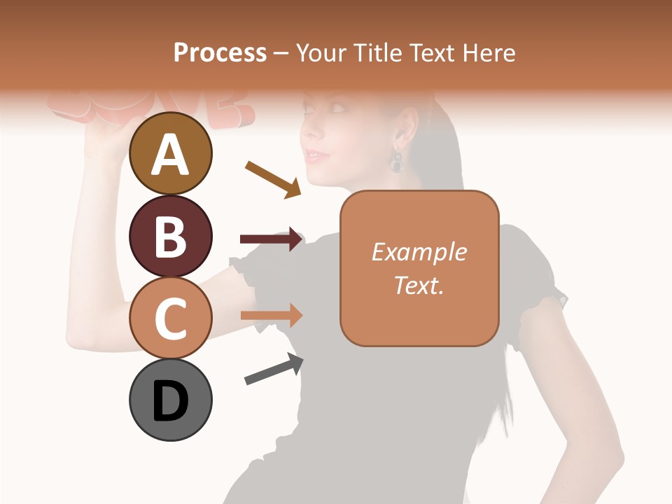 Hand Elegant Standing PowerPoint Template