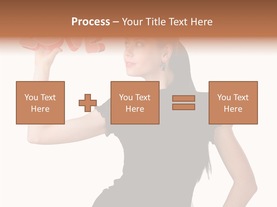 Hand Elegant Standing PowerPoint Template