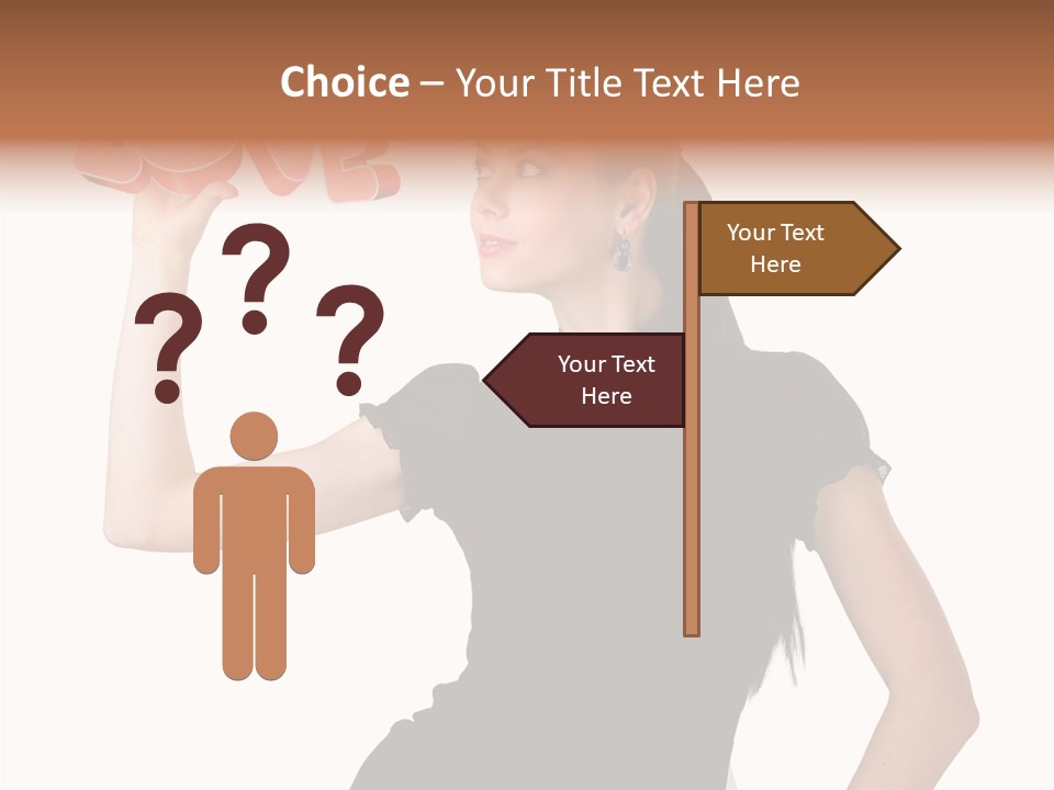 Hand Elegant Standing PowerPoint Template