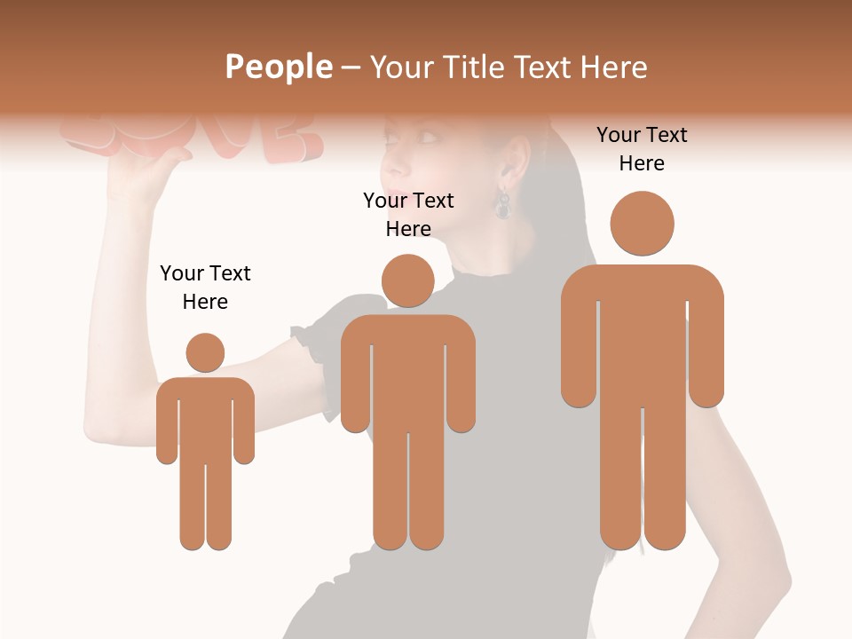 Hand Elegant Standing PowerPoint Template