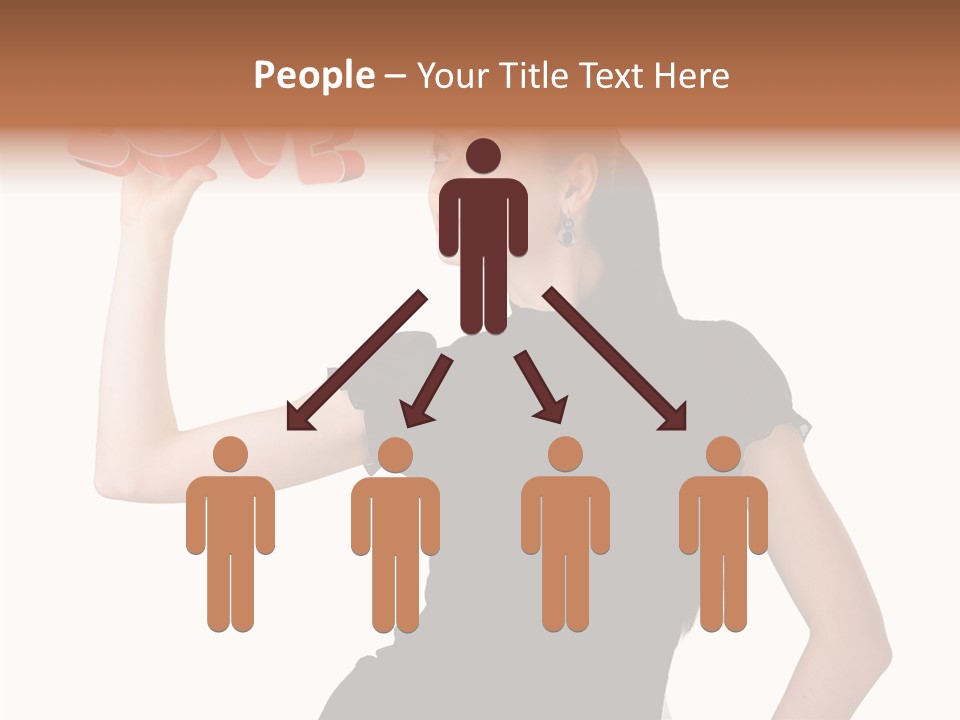 Hand Elegant Standing PowerPoint Template