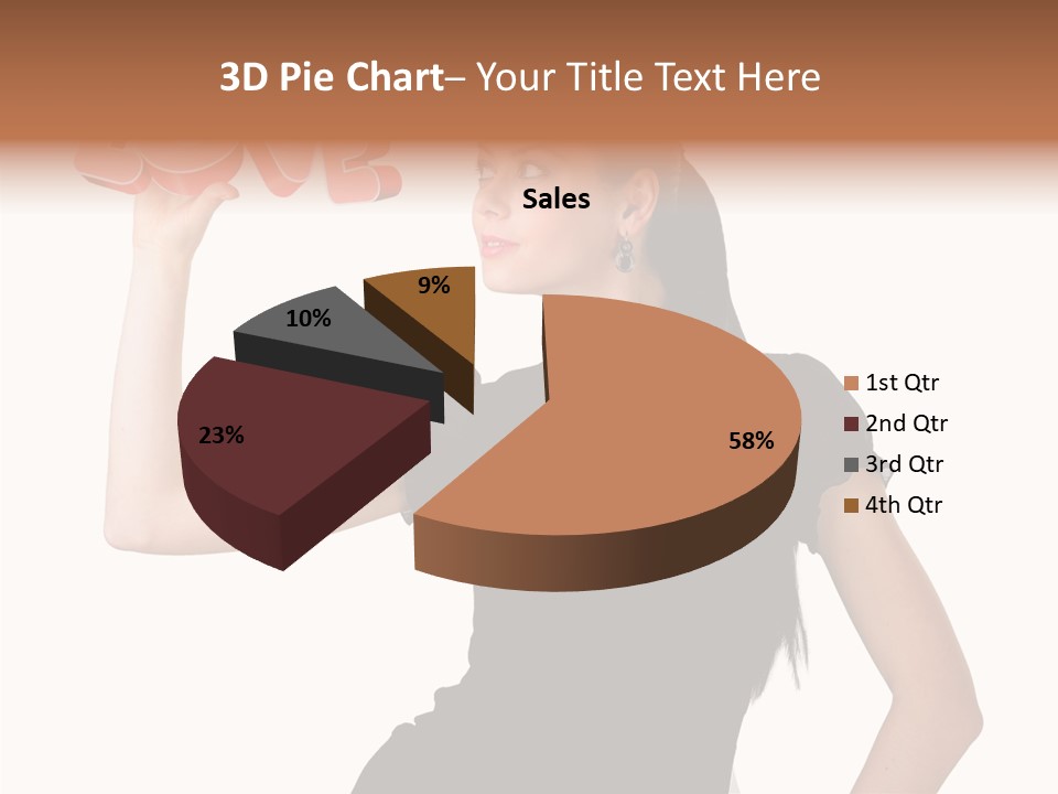 Hand Elegant Standing PowerPoint Template