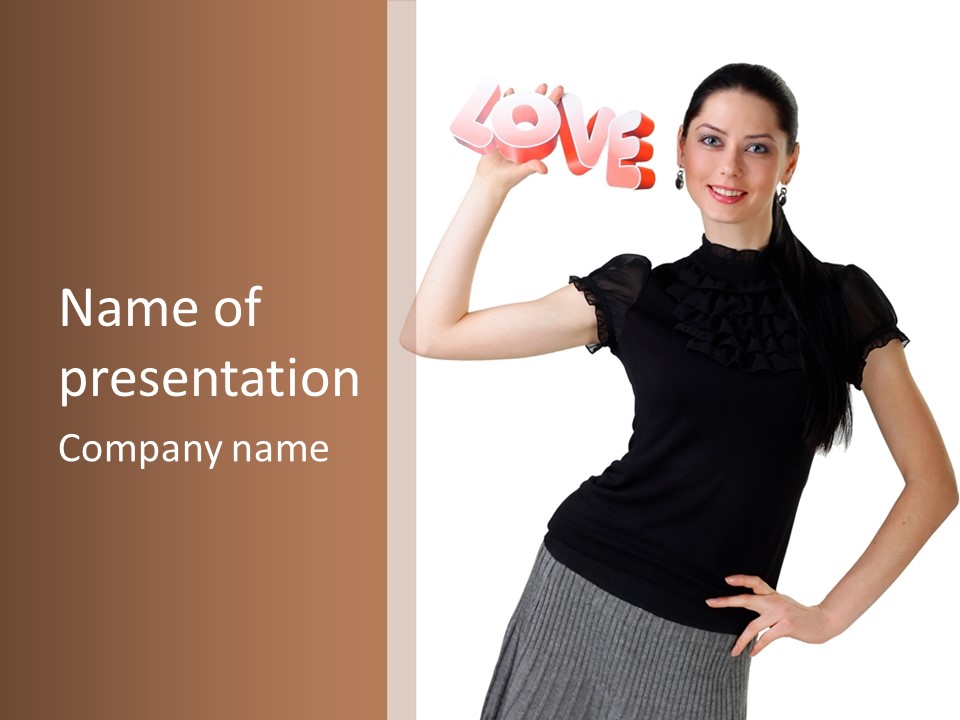 Board Smile Sign PowerPoint Template