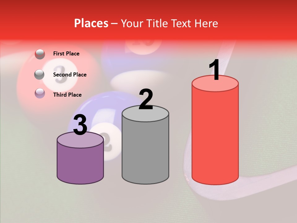 Passion Symbol Snooker PowerPoint Template