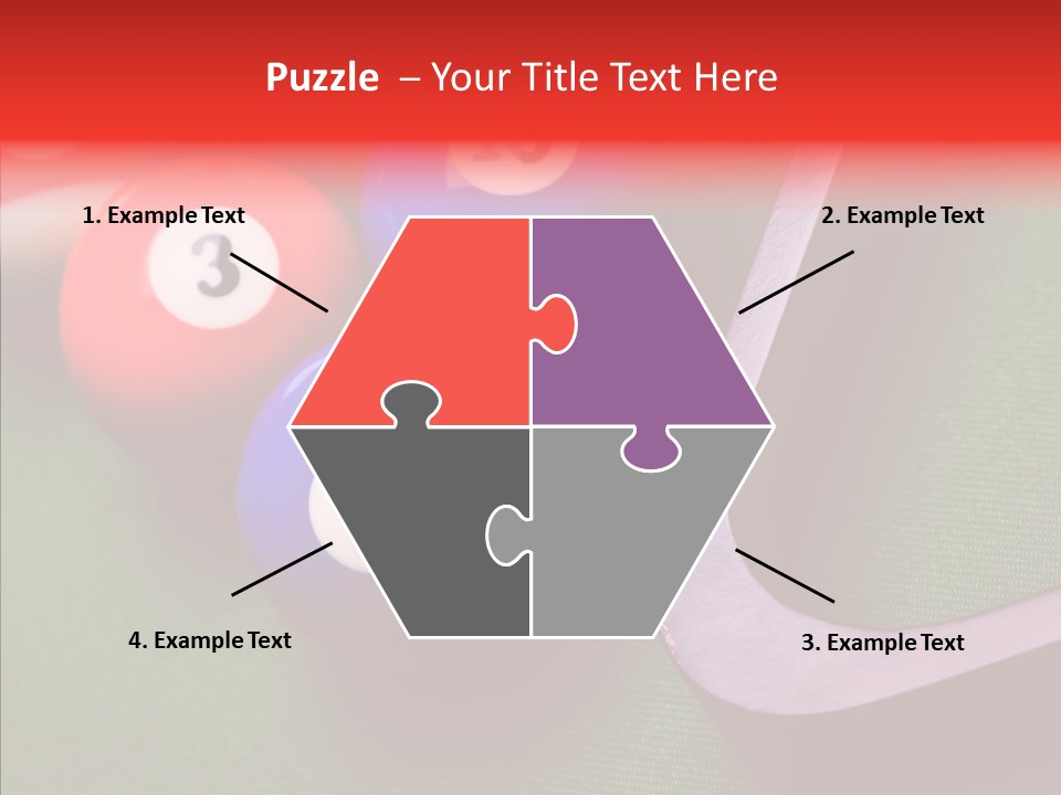 Passion Symbol Snooker PowerPoint Template