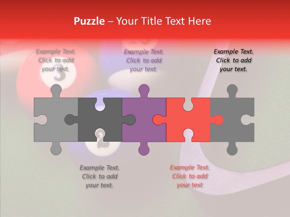 Passion Symbol Snooker PowerPoint Template