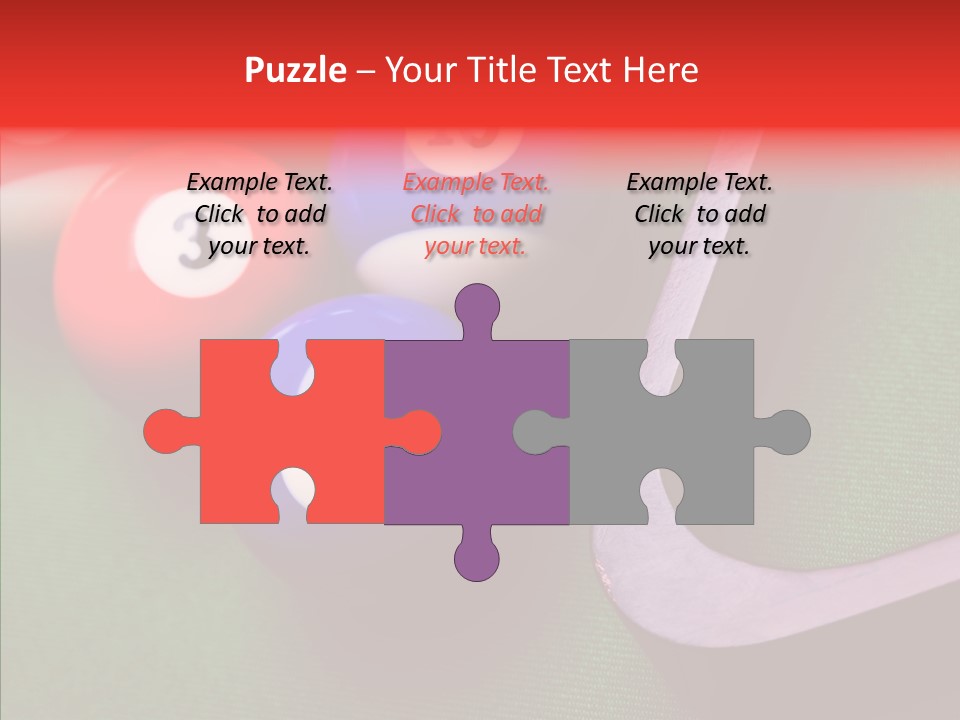 Passion Symbol Snooker PowerPoint Template