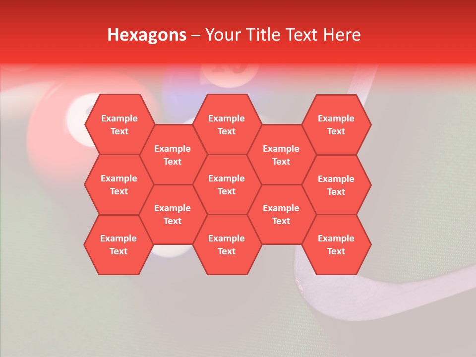 Passion Symbol Snooker PowerPoint Template