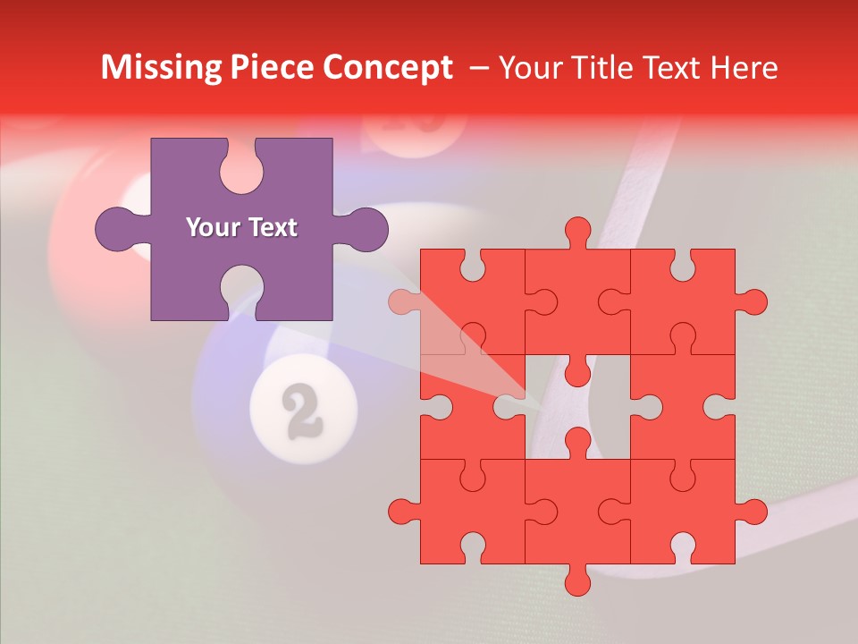 Passion Symbol Snooker PowerPoint Template