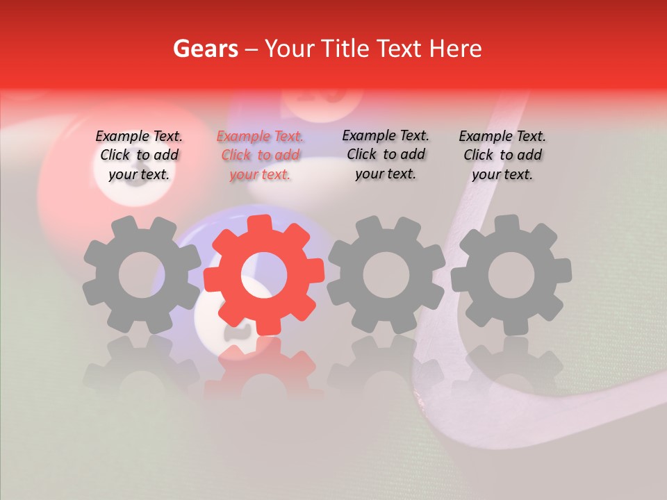 Passion Symbol Snooker PowerPoint Template