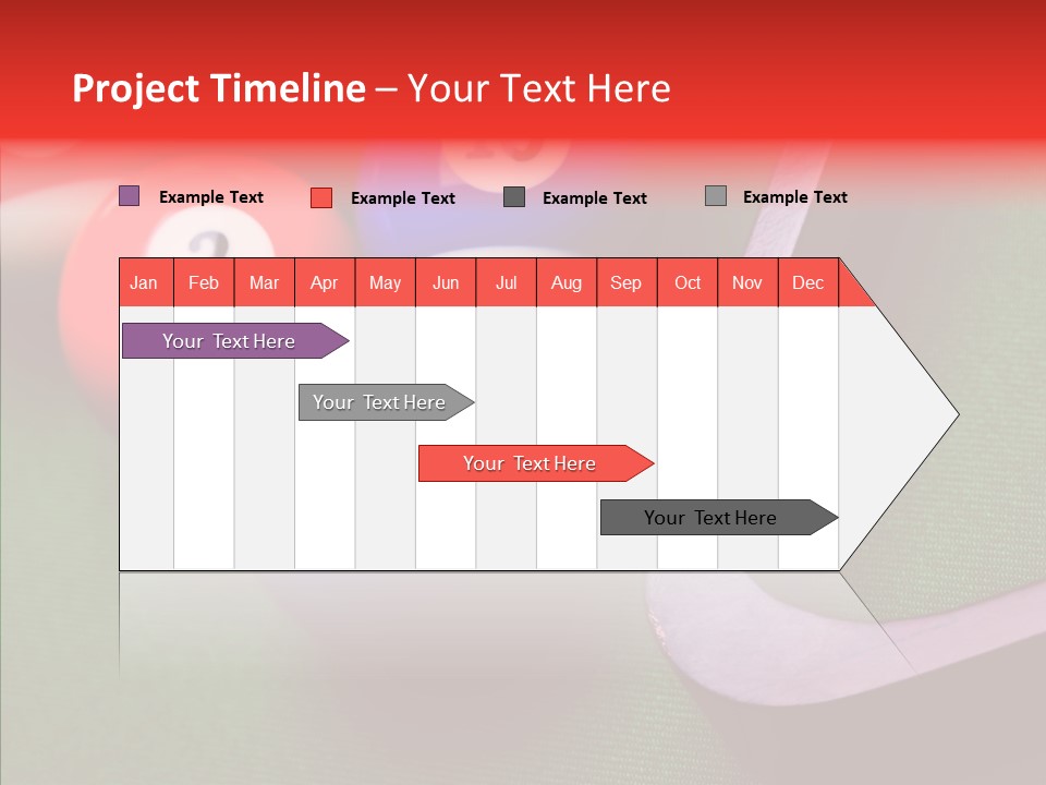Passion Symbol Snooker PowerPoint Template