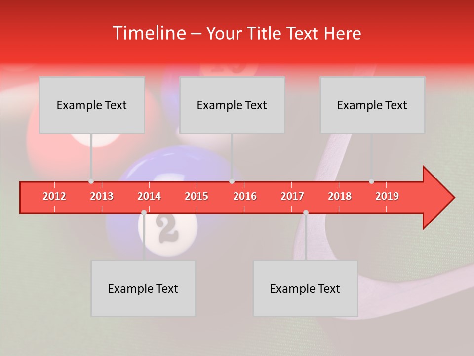 Passion Symbol Snooker PowerPoint Template