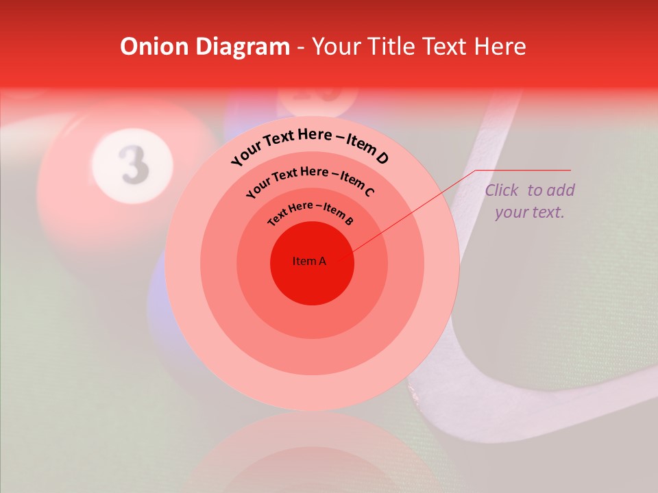 Passion Symbol Snooker PowerPoint Template