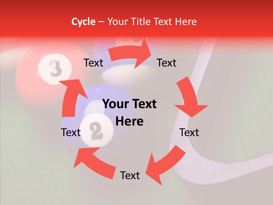 Passion Symbol Snooker PowerPoint Template
