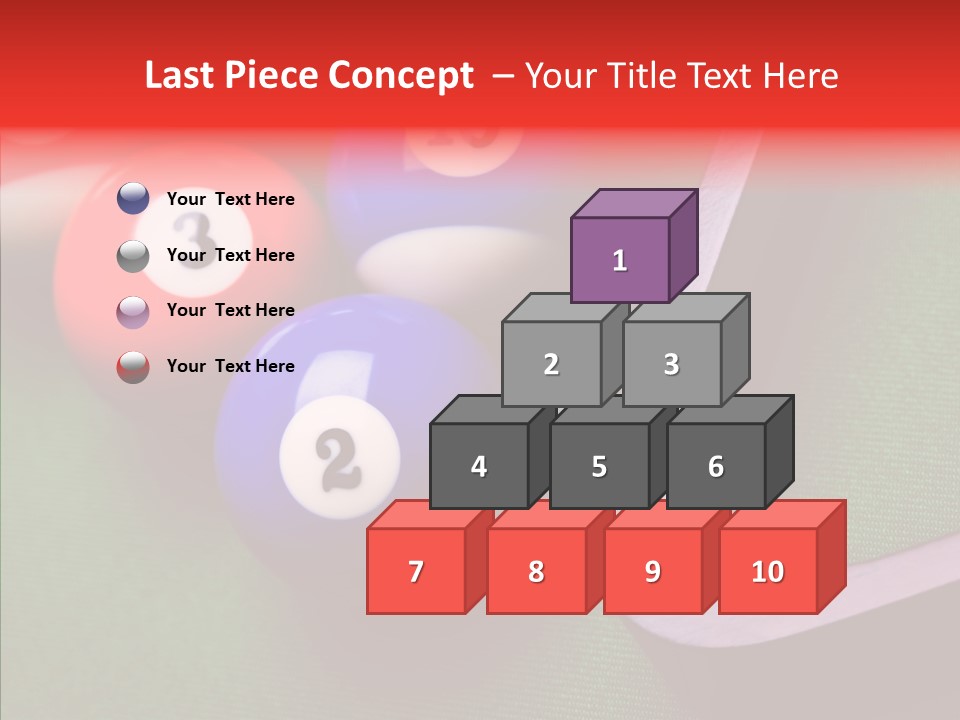 Passion Symbol Snooker PowerPoint Template