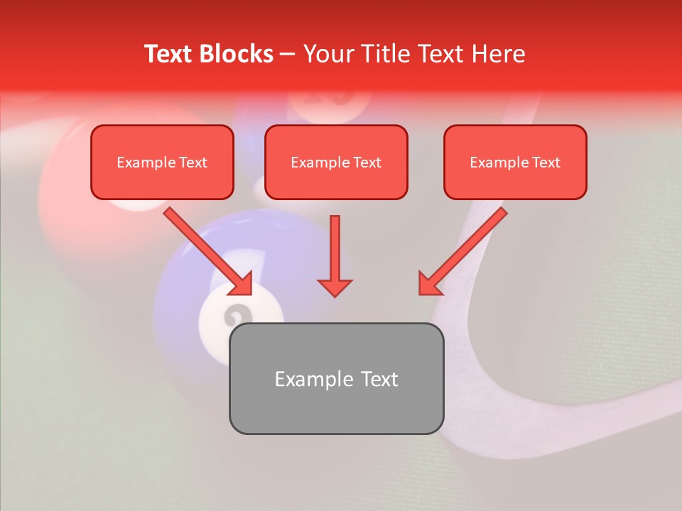 Passion Symbol Snooker PowerPoint Template