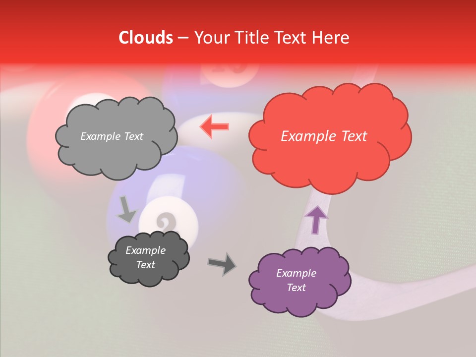 Passion Symbol Snooker PowerPoint Template