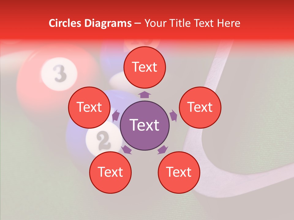 Passion Symbol Snooker PowerPoint Template