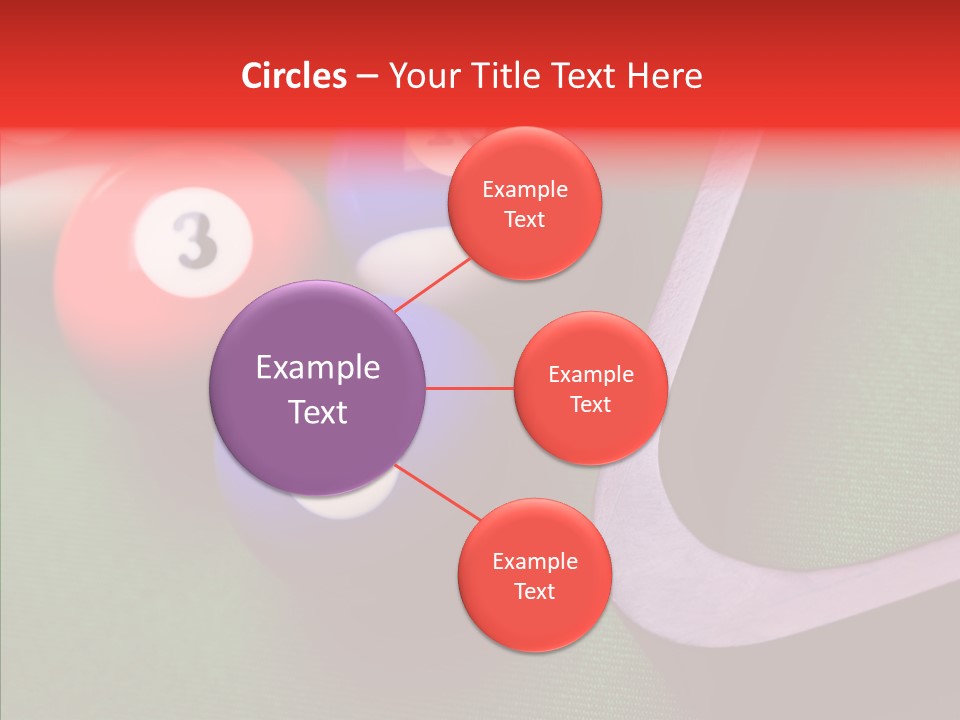 Passion Symbol Snooker PowerPoint Template