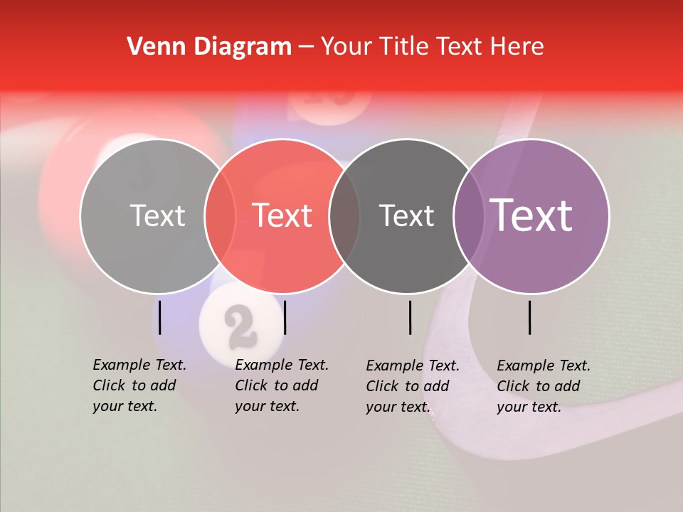 Passion Symbol Snooker PowerPoint Template