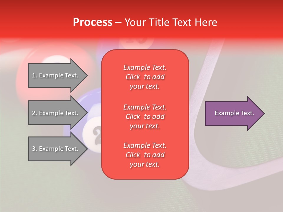 Passion Symbol Snooker PowerPoint Template