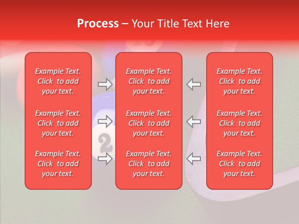 Passion Symbol Snooker PowerPoint Template