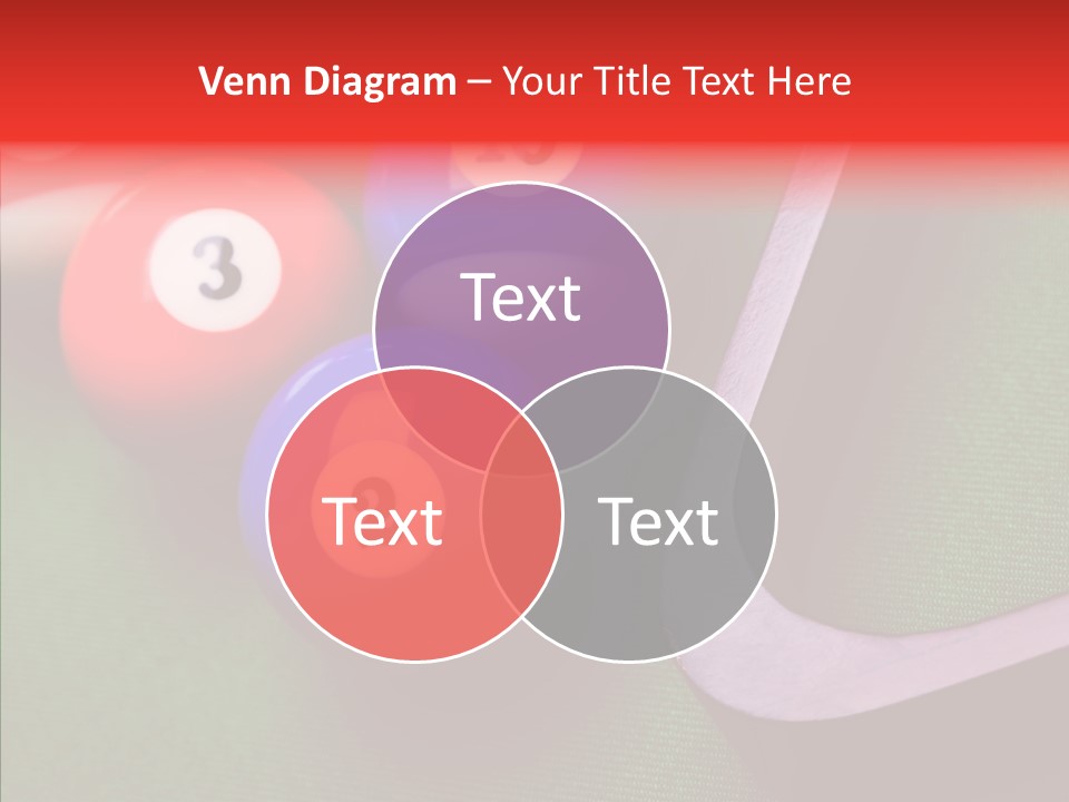 Passion Symbol Snooker PowerPoint Template
