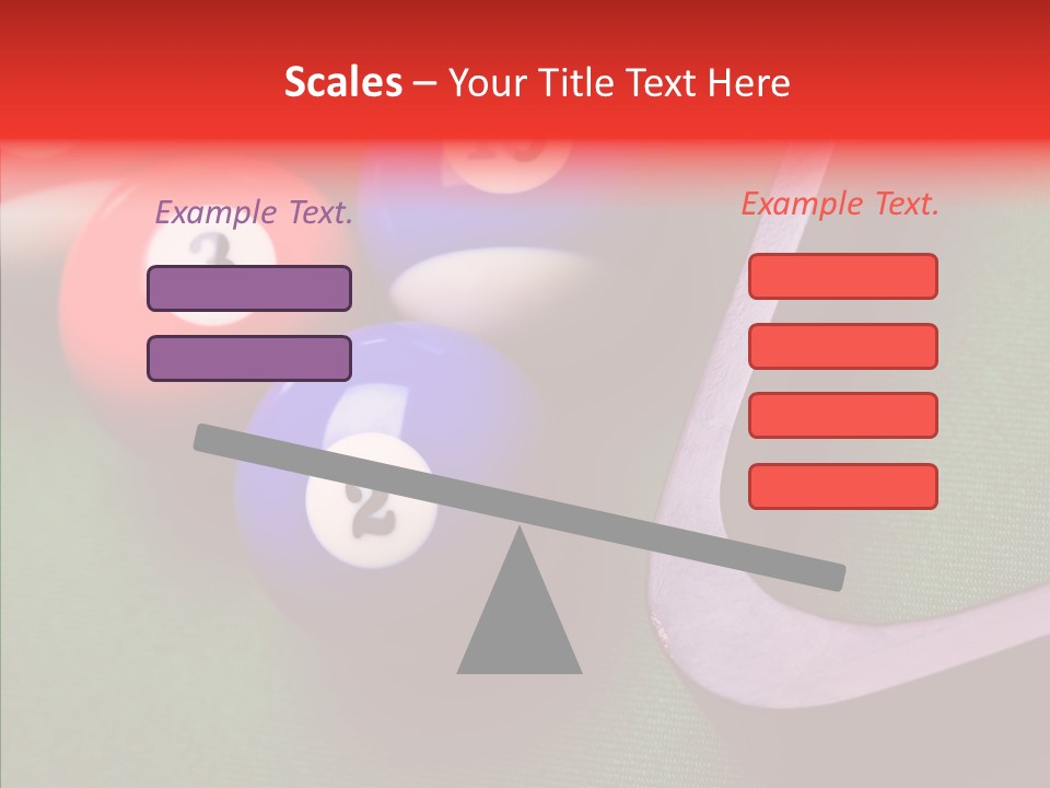 Passion Symbol Snooker PowerPoint Template