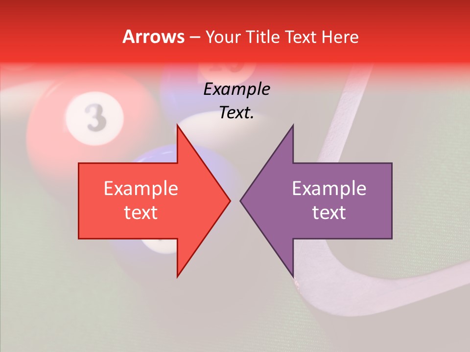 Passion Symbol Snooker PowerPoint Template