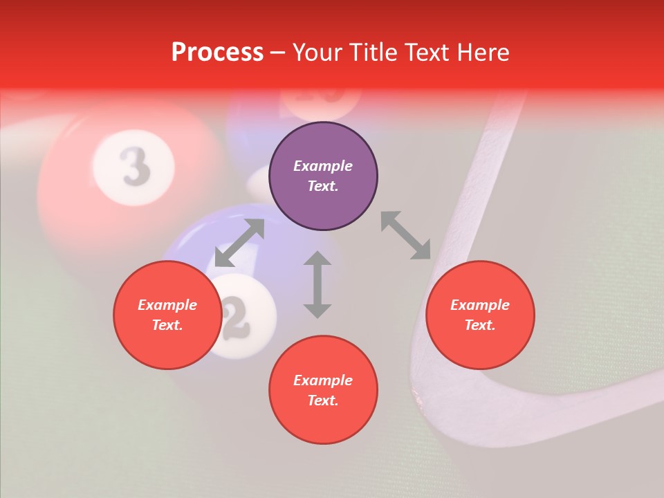 Passion Symbol Snooker PowerPoint Template