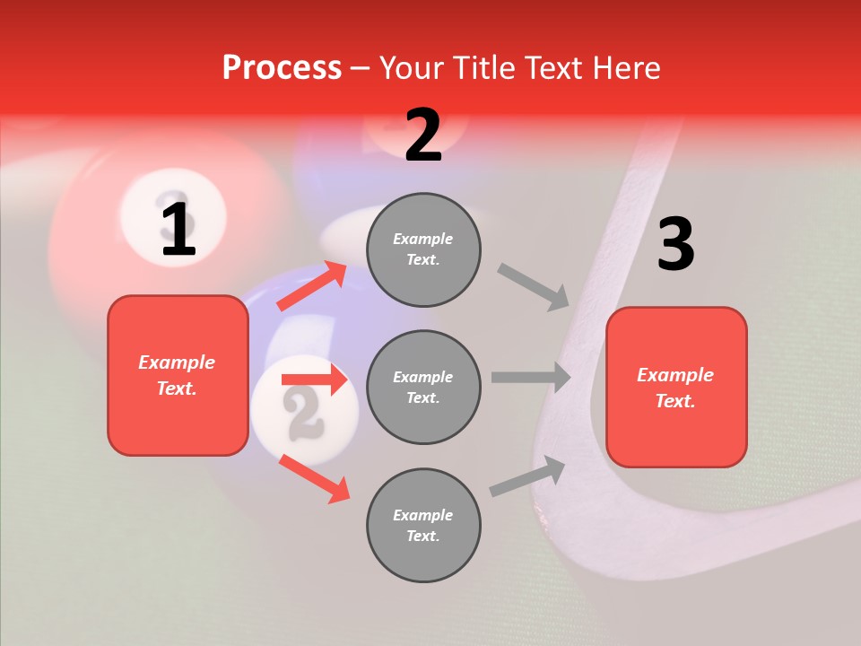 Passion Symbol Snooker PowerPoint Template