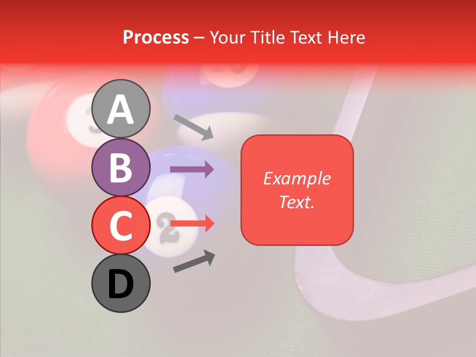 Passion Symbol Snooker PowerPoint Template