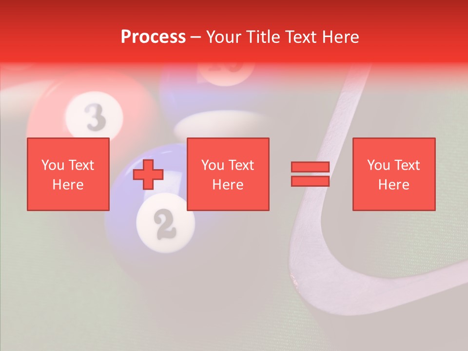 Passion Symbol Snooker PowerPoint Template