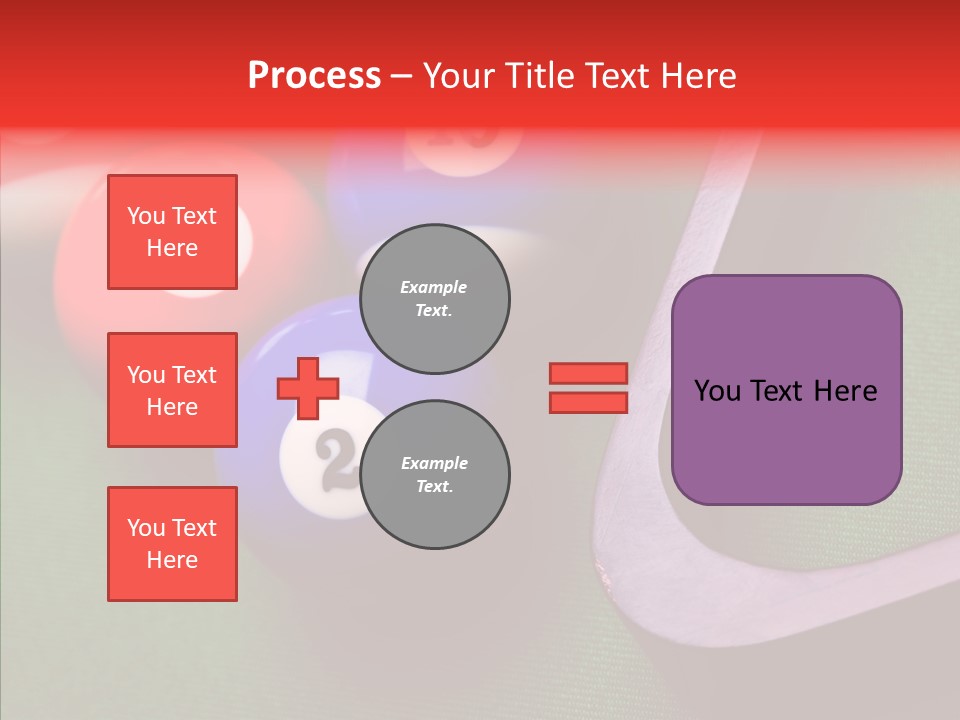 Passion Symbol Snooker PowerPoint Template