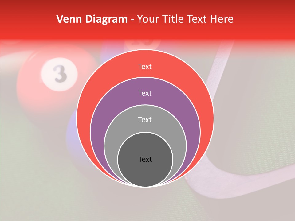 Passion Symbol Snooker PowerPoint Template