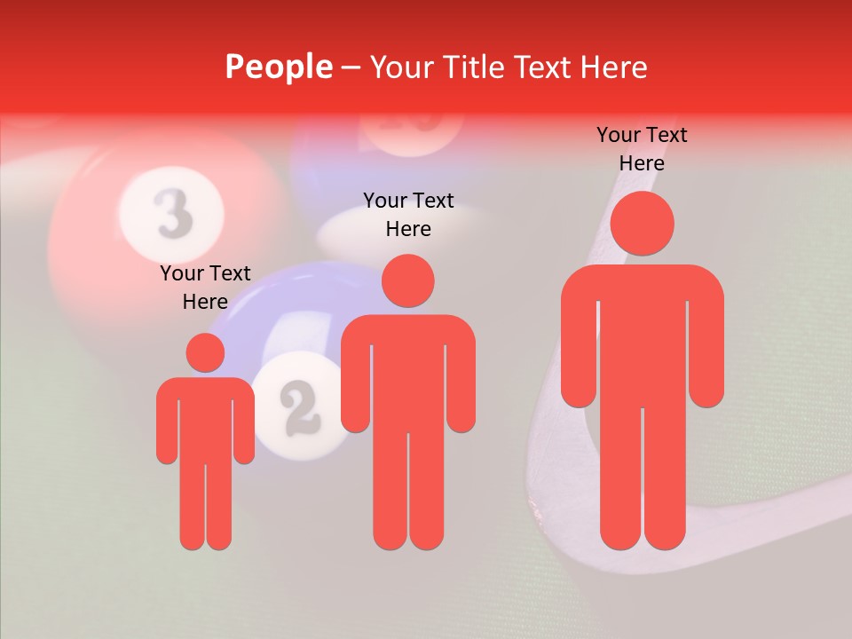 Passion Symbol Snooker PowerPoint Template