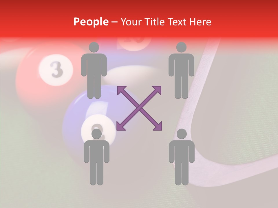 Passion Symbol Snooker PowerPoint Template