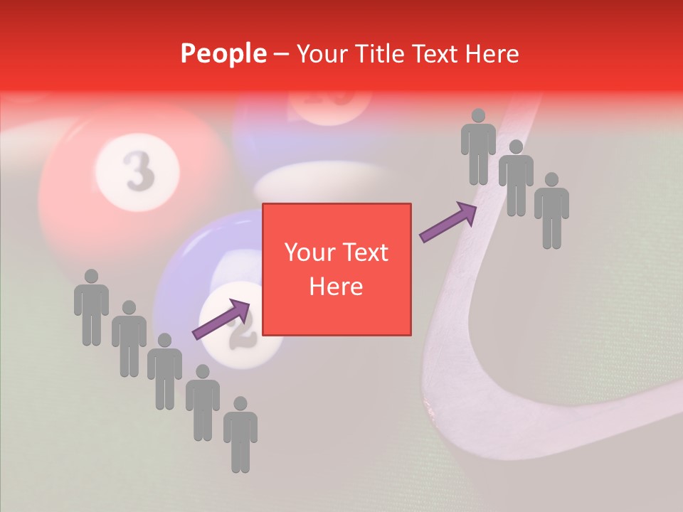 Passion Symbol Snooker PowerPoint Template