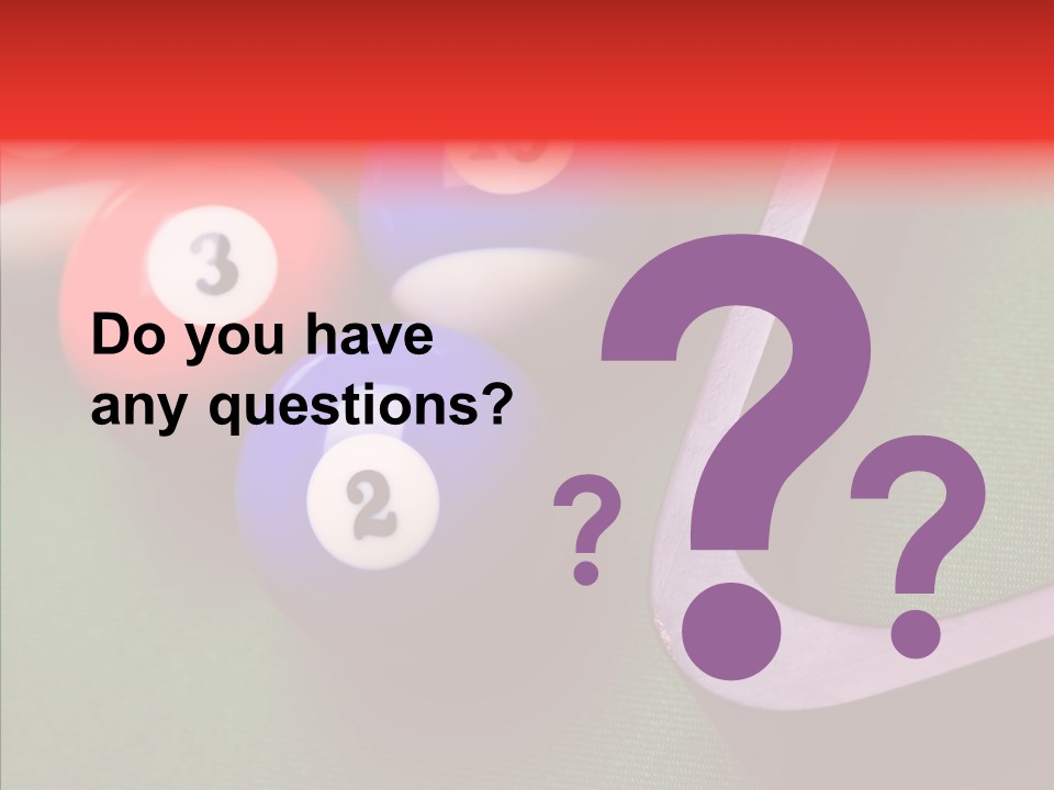 Passion Symbol Snooker PowerPoint Template