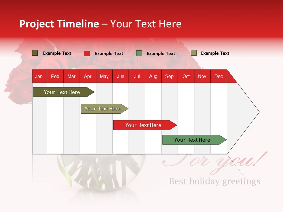 Festive Floral Posy PowerPoint Template