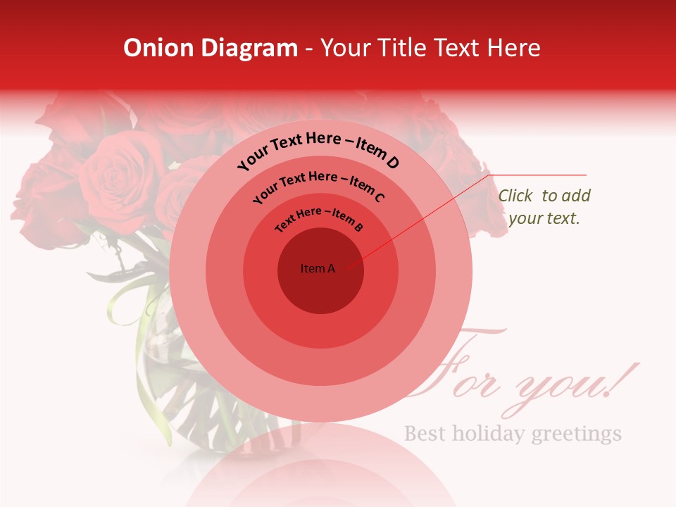 Festive Floral Posy PowerPoint Template