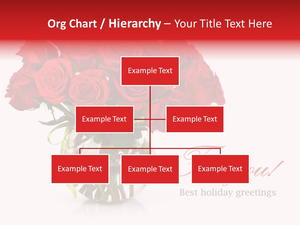 Festive Floral Posy PowerPoint Template